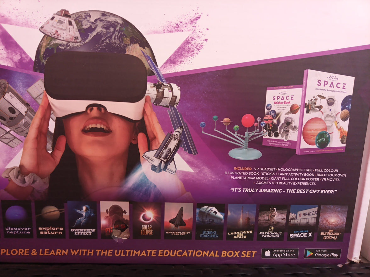 Let's Explore VR Headset Space Edition for Kids - STEM Gift Box Brand2