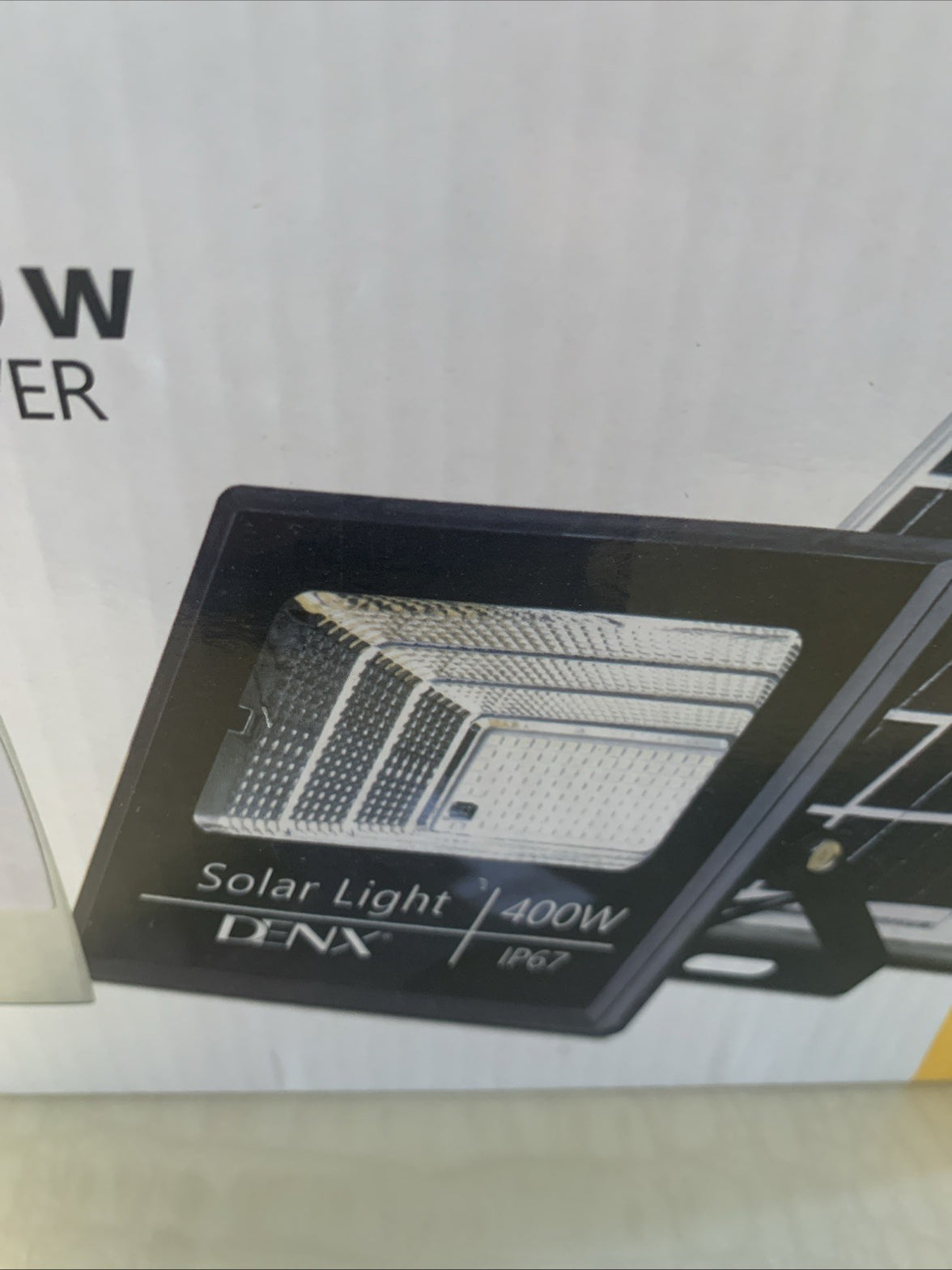 400W LED Solar Floodlight Panel Street Lights Outdoor Waterproof Remote Control2
