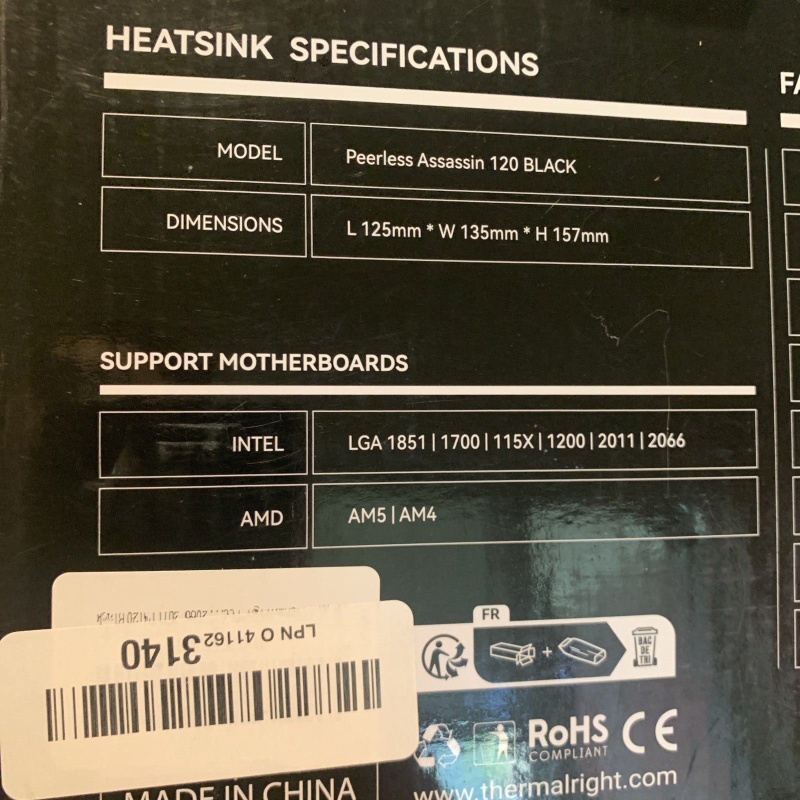 Peerless Assassin 120 Black Thermalright6