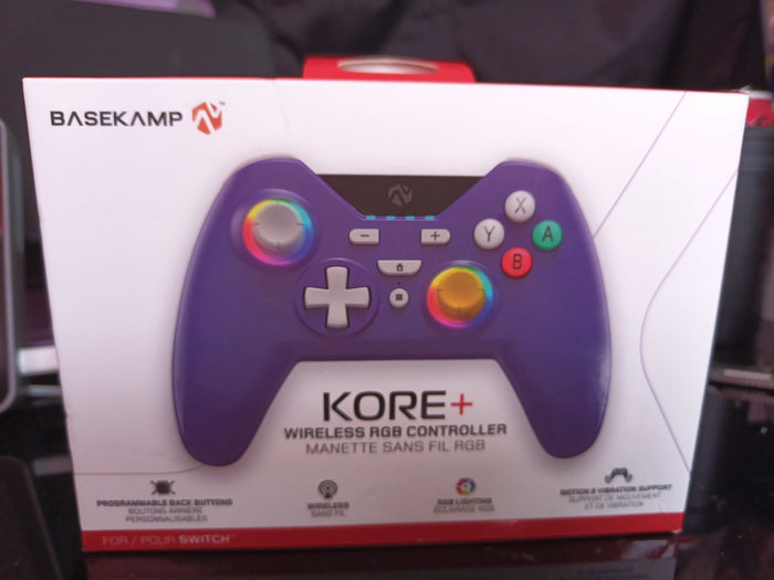 *BASEKAMP Kore+ Wireless RGB Controller compatible with Nintendo Switch 0