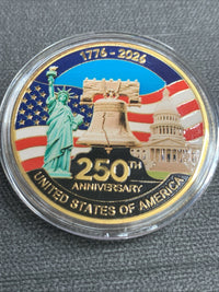 Set Of 6 Different America 250th Anniversary Commemorative Challenge Coin $ave!!13