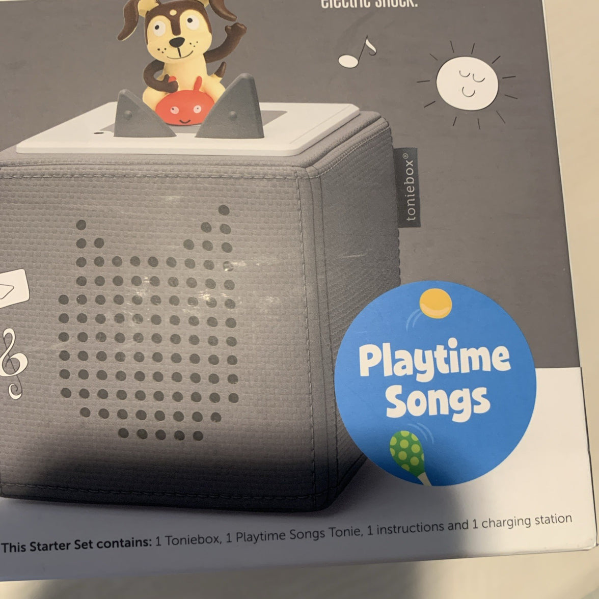 Tonies Toniebox Playtime & Storytime Songs - Puppy (10000764) - Gray New3
