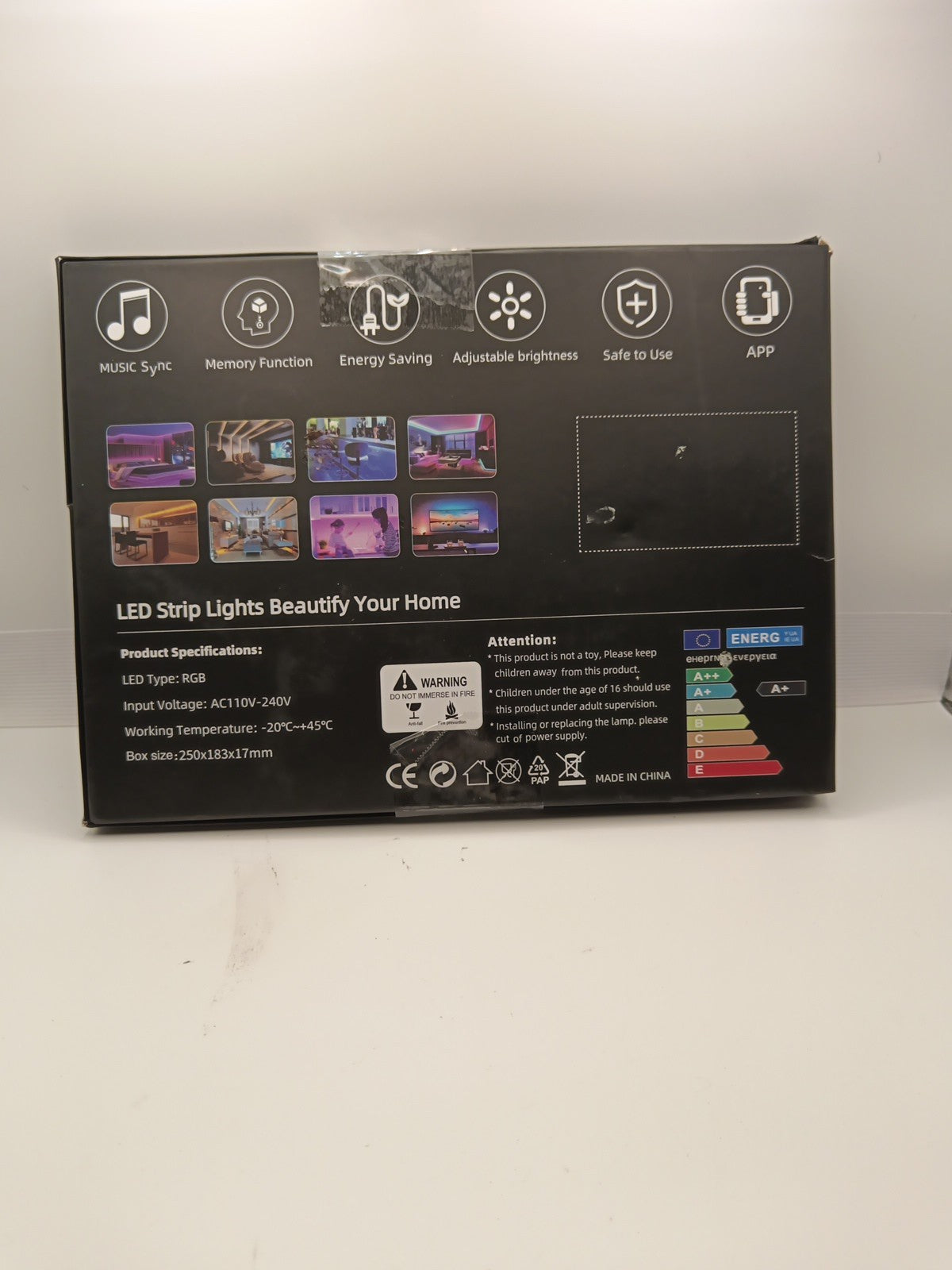 100Ft LED Strip Lights, Smart Light with App Remote Control, RGB LED Lights4