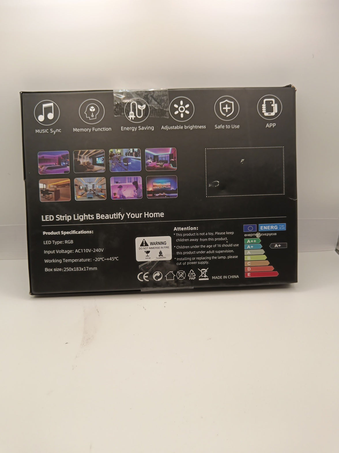 100Ft LED Strip Lights, Smart Light with App Remote Control, RGB LED Lights4
