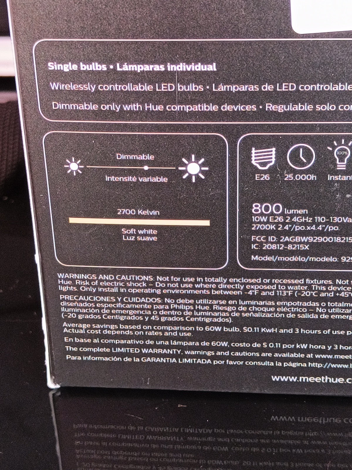Philips Hue 2-pack E26 LED Instant control Bluetooth SOFT White 2700K5