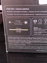 Philips Hue 2-pack E26 LED Instant control Bluetooth SOFT White 2700K5