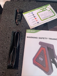 Agrieyes USB-C Rechargeable Emergency Triangle Lights, Portable Flashing LED ...6