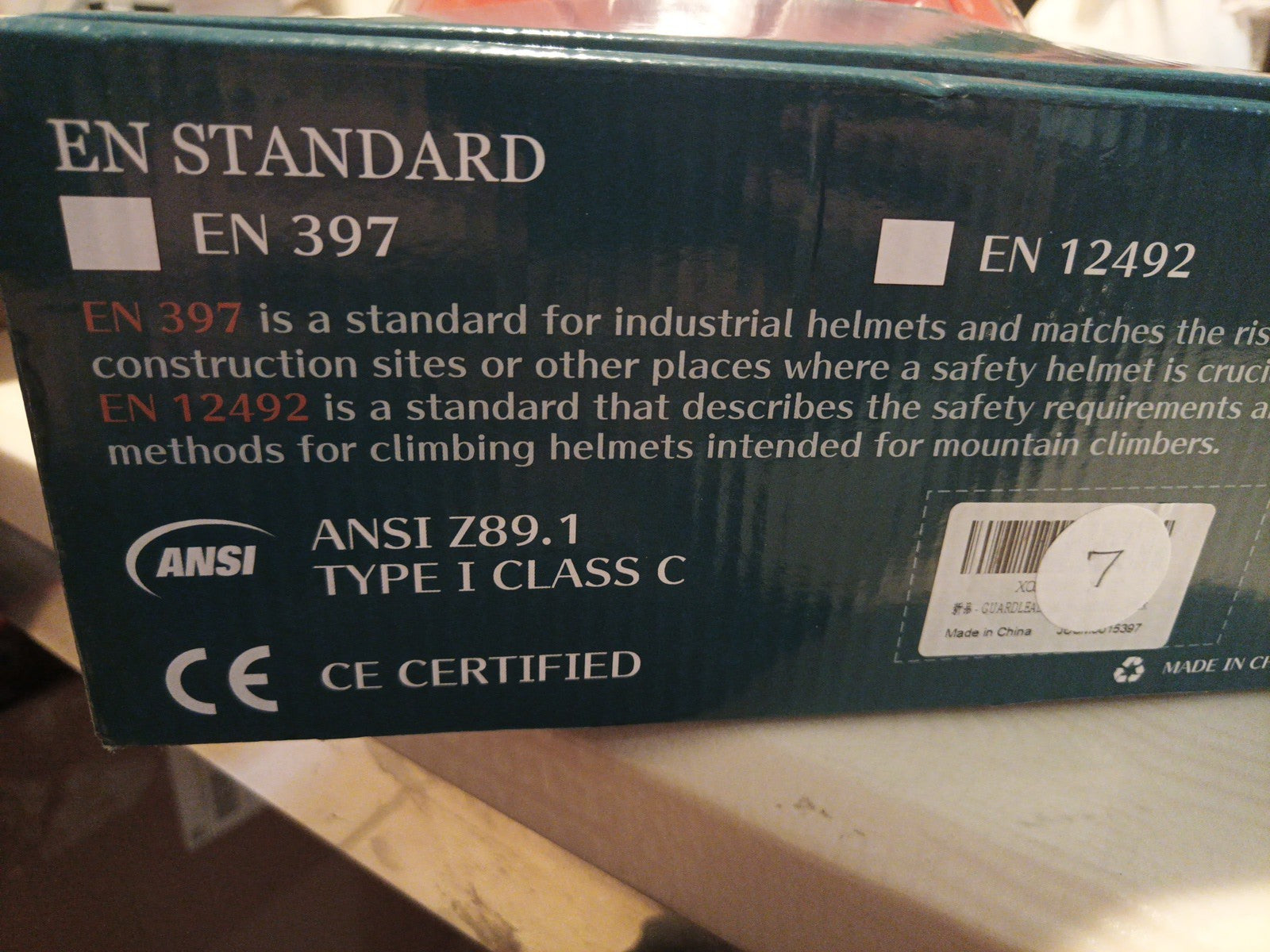 GuardLead Safety Hardhat Helmet W1000S (EN397)7