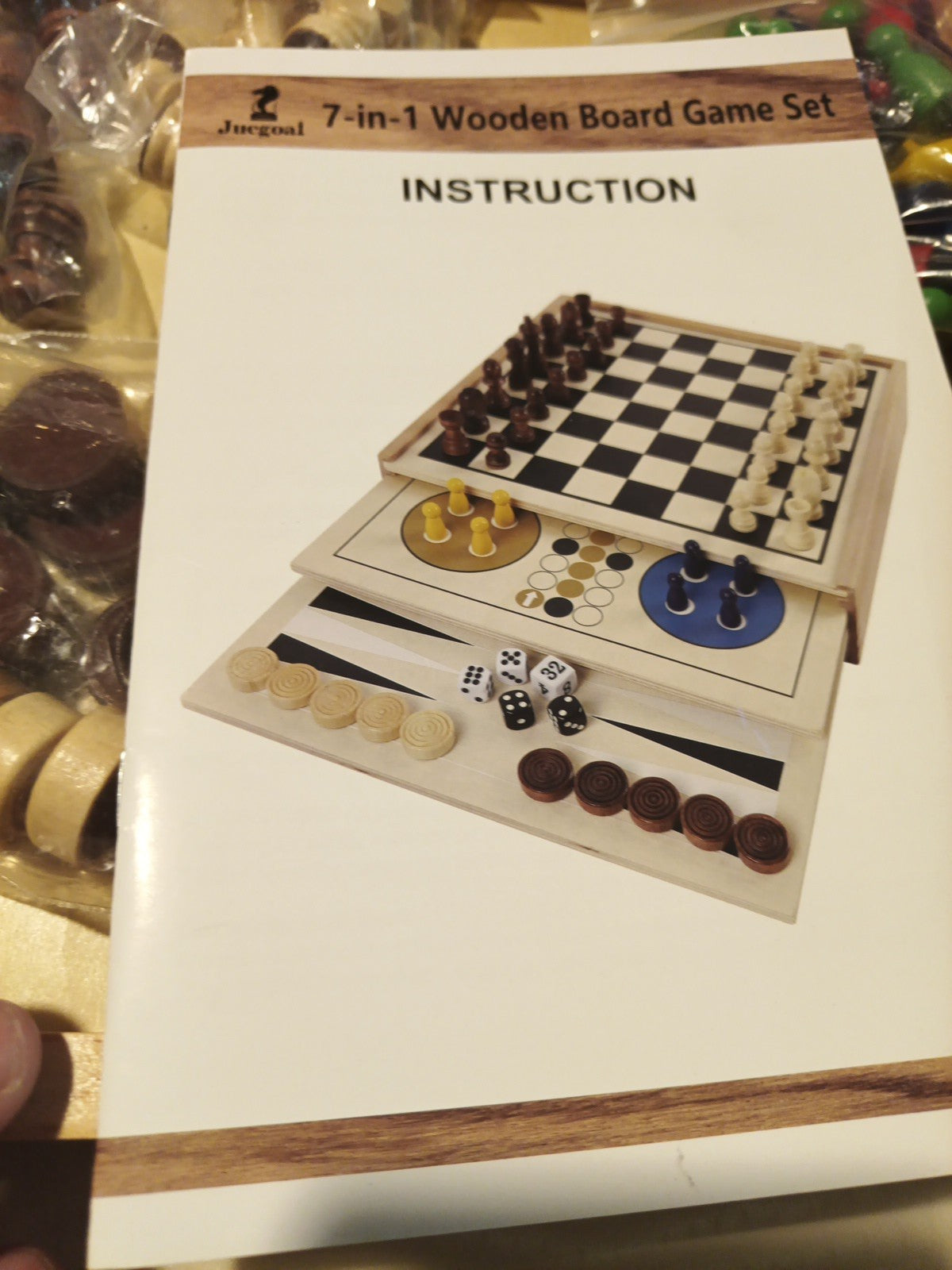 12 In. 7-In-1 Combo Game, Wood5