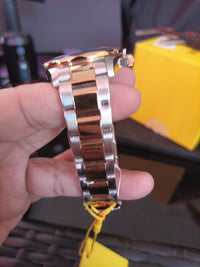 INVICTA Gent's Wristwatch Pro Driver, 40mm, Gold And Silver. New No Box3