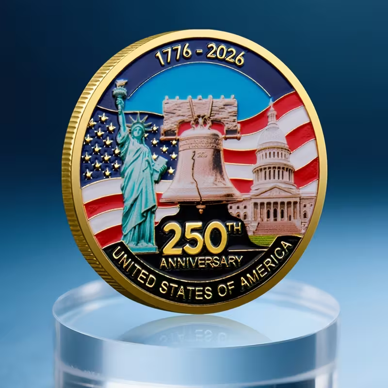 250 American Anniversary Challenge Coin1