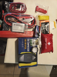 Everlit Survival Car Emergency Kit, Roadside Safety Tool Kit with Gloves,Digital5