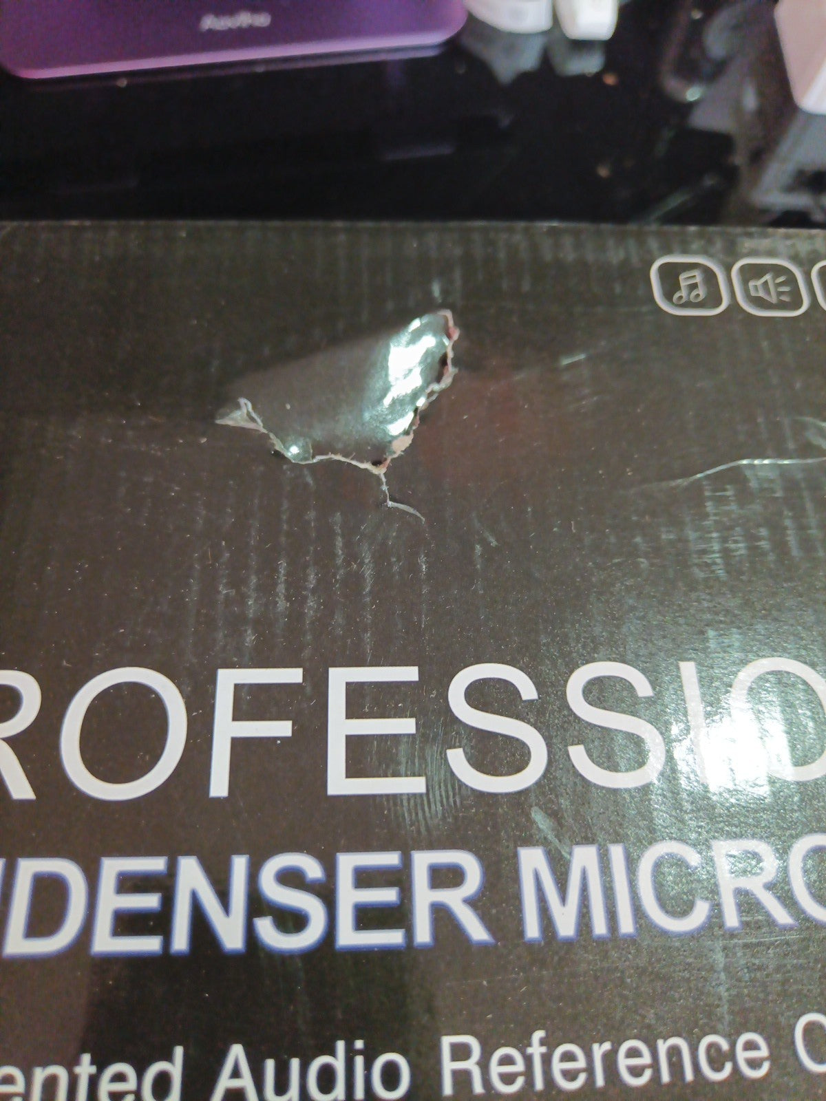 Professional Condenser Microphone & Stand Legendary Vocal Sing Live Sound Card3