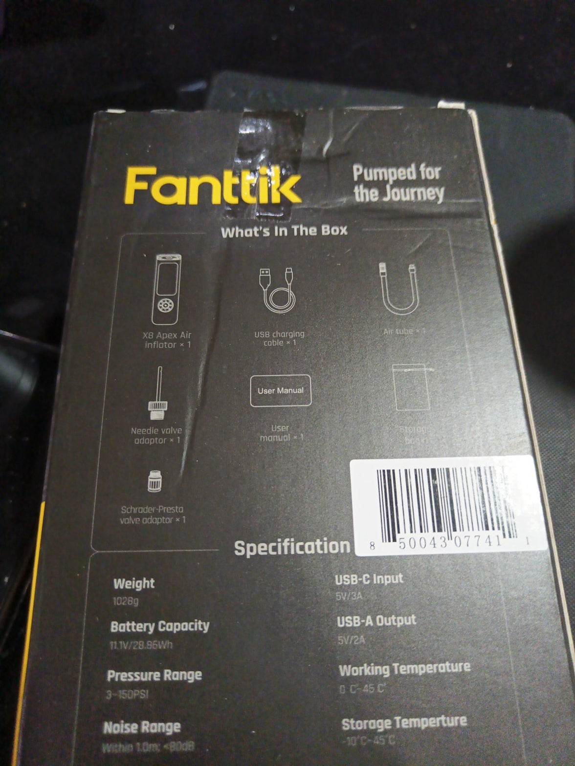 Air inflater - Fanttik X8 Apex - Max=150 psi4