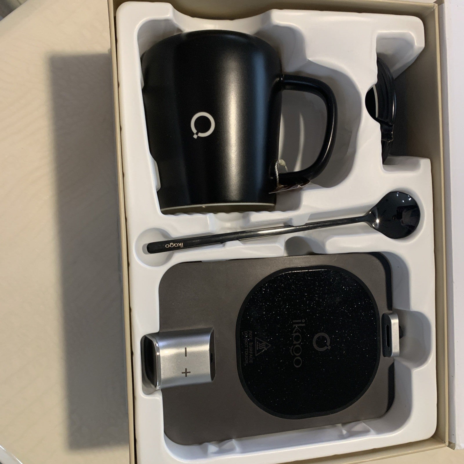 Smart Heated Coffee Mug Warmer & Mug Set - Heated Mug Warmer with Auto Shut Off,5