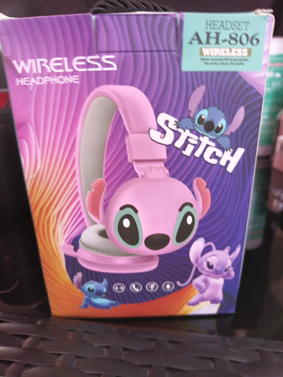 Stitch Wireless Headset, Pink 0