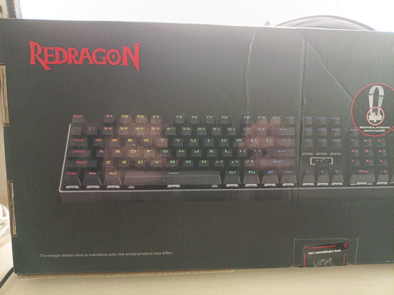 Red Dragon Devarajas Mechanical Gaming Keyboard*New3