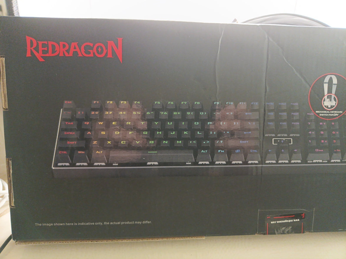 Red Dragon Devarajas Mechanical Gaming Keyboard*New3