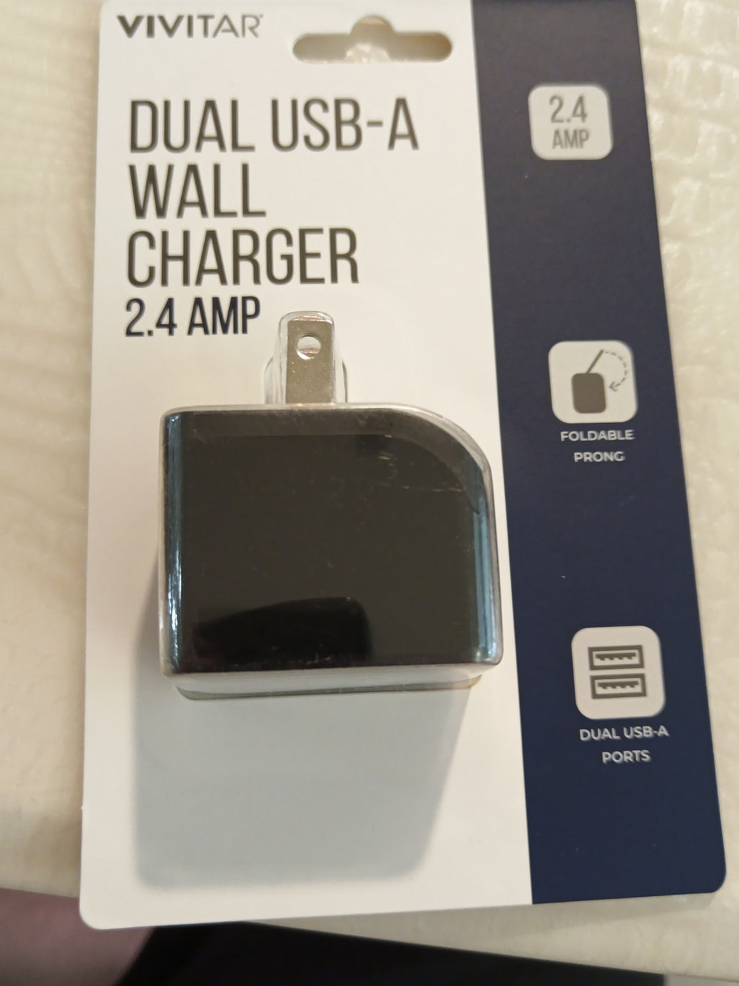 Vivitar Dual USB A Wall Charger 2.4 AMP0