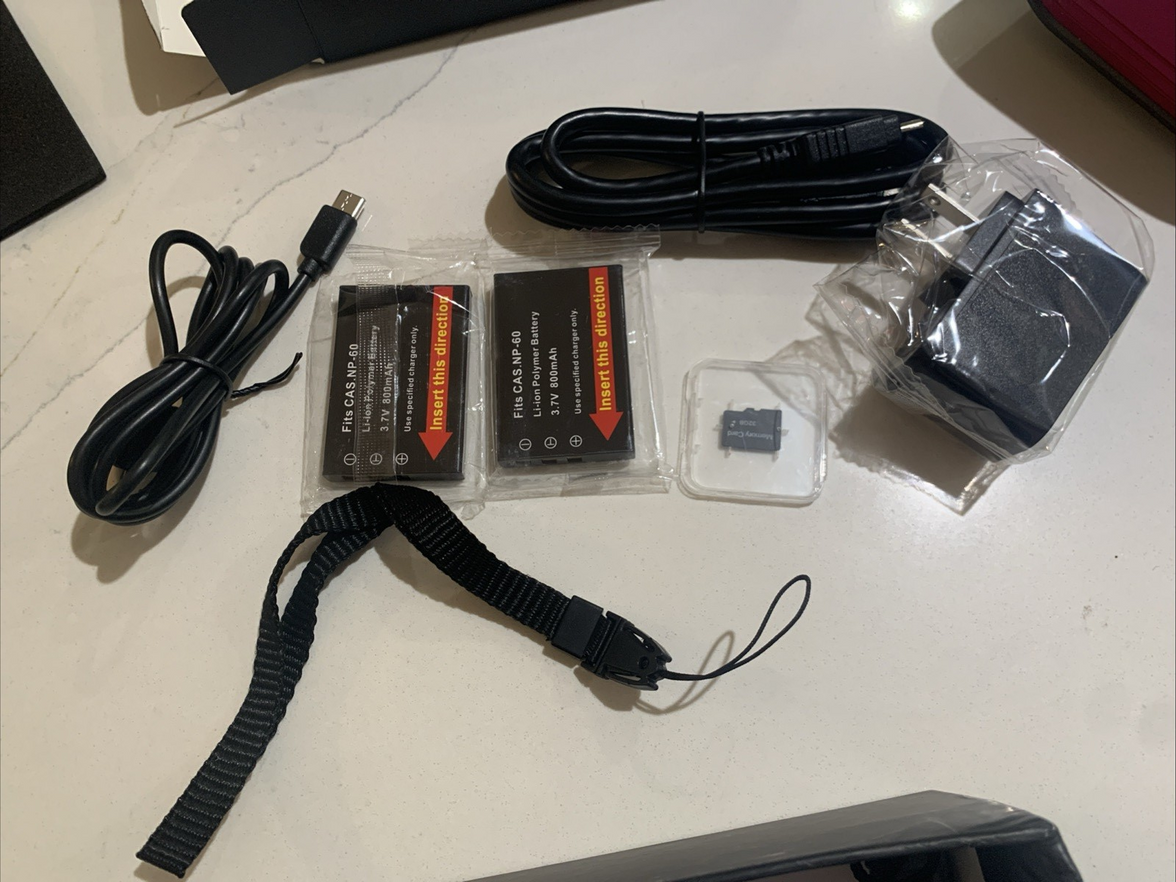 Shenzhen Sonida DC203 Digital Camera w/ Batteries & Box-5k Ultra HD9