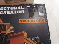 Model Engineering 2 IN 1 Architectural Creator RC Dump Truck & Excavator NEW3