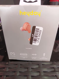 heyday TRUE WIRELESS EARBUDS/ORANGE IN CASE -NEW1
