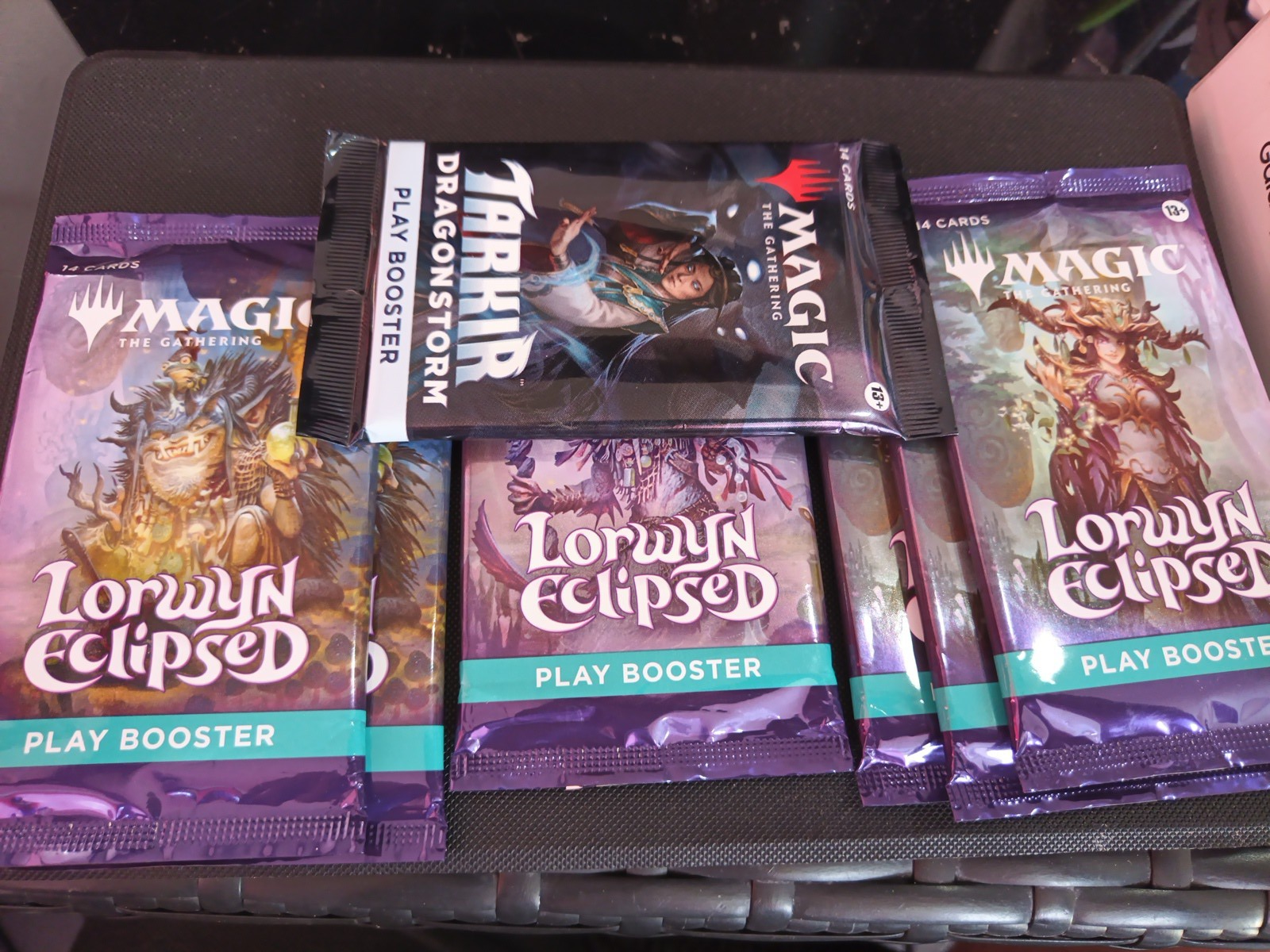 6 Pack Of MTG Booster Pack Lorwyn Eclipsed - Play Booster Pack FREE Tarkir Boost5
