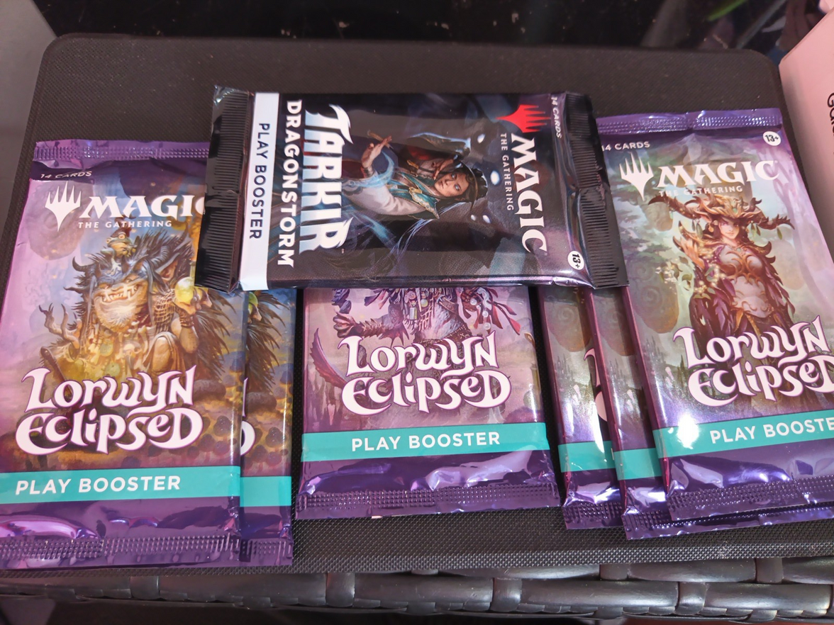 6 Pack Of MTG Booster Pack Lorwyn Eclipsed - Play Booster Pack FREE Tarkir Boost5