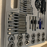 60PC Tap and Die Set Metric Imperial Sae Standard Bearing Steel Threading Tool6