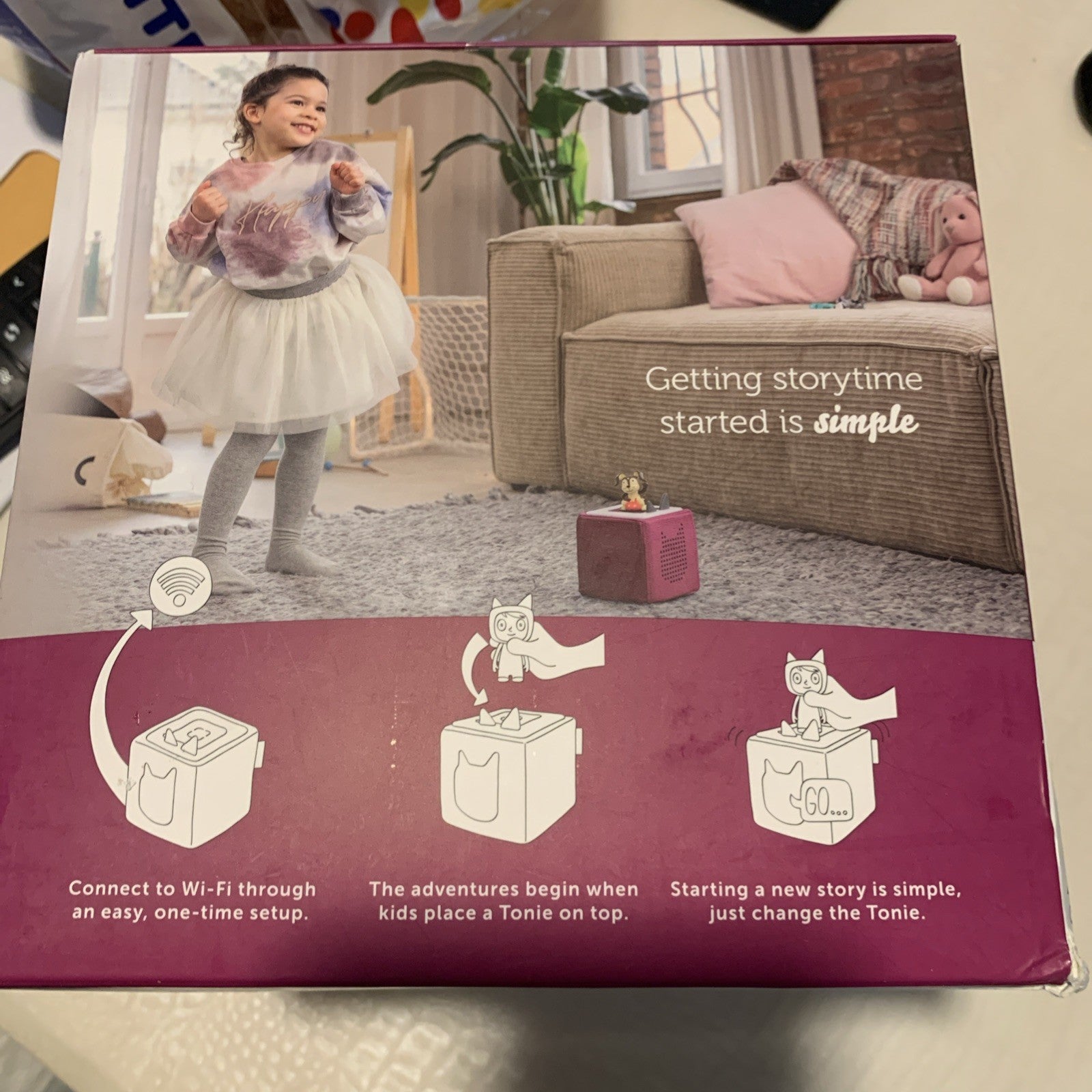 Tonies Toniebox Playtime Puppy Starter Set - Pink New Sealed #1000076312