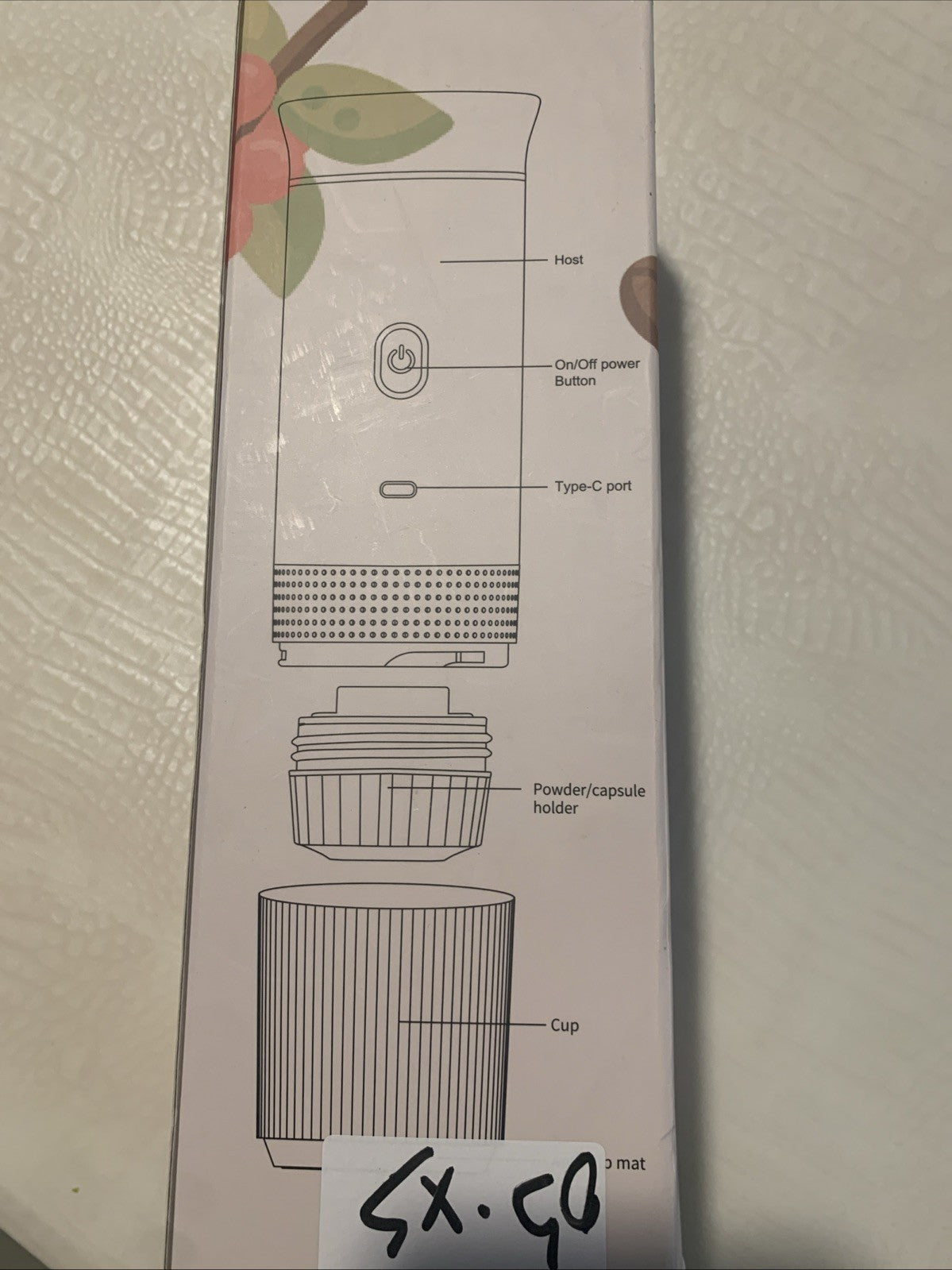 Portable Electric Espresso Maker KF-JN-02, Gray, Ground/Capsule, USB, Scoop2