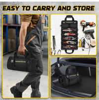 Tool Roll Bag Expanded 5 Compartments and 2 Removable Bags Portable2