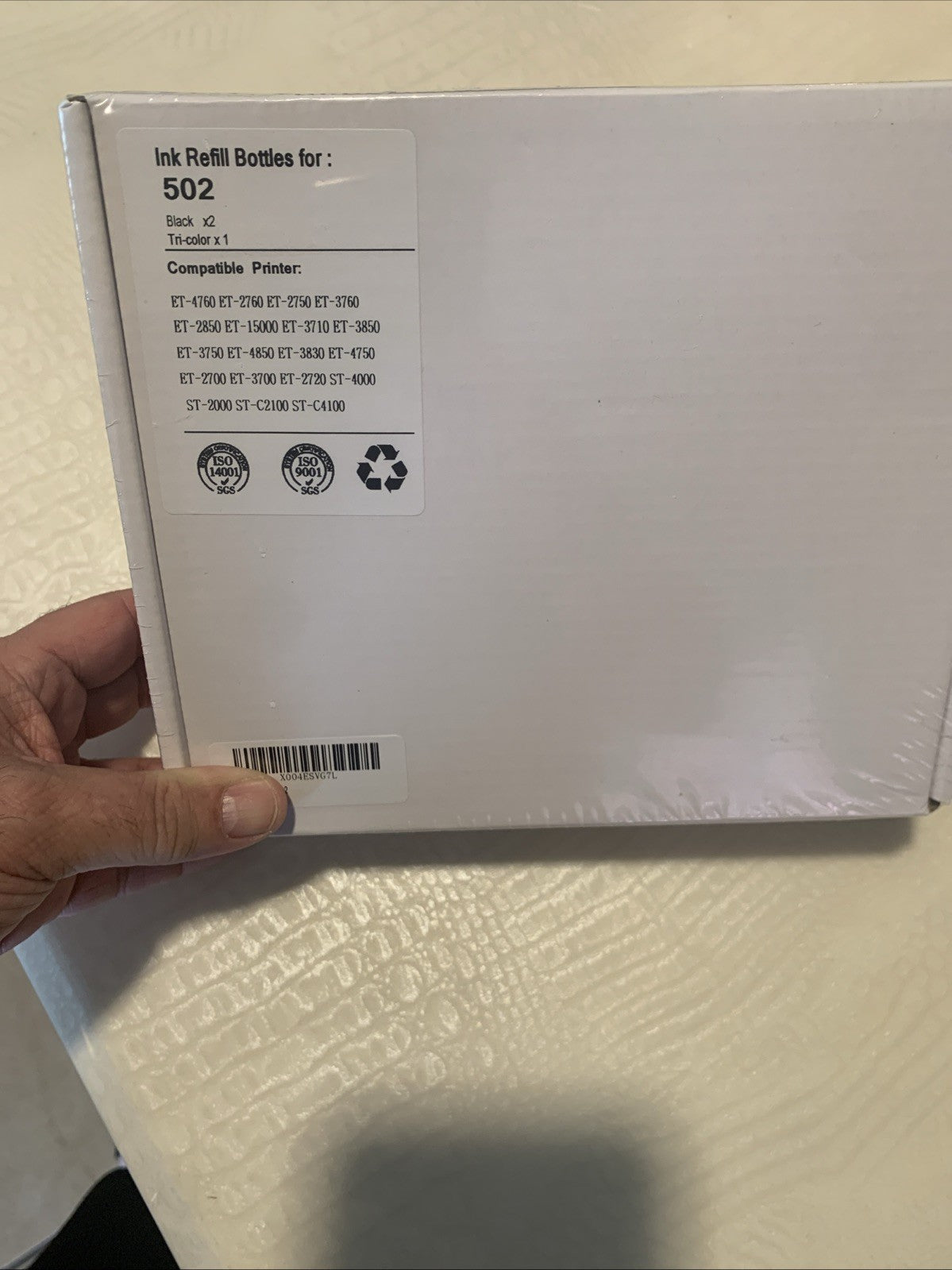 502 Ink Refill Bottles 2 Black + 1 Tri-Color – New Sealed Box1
