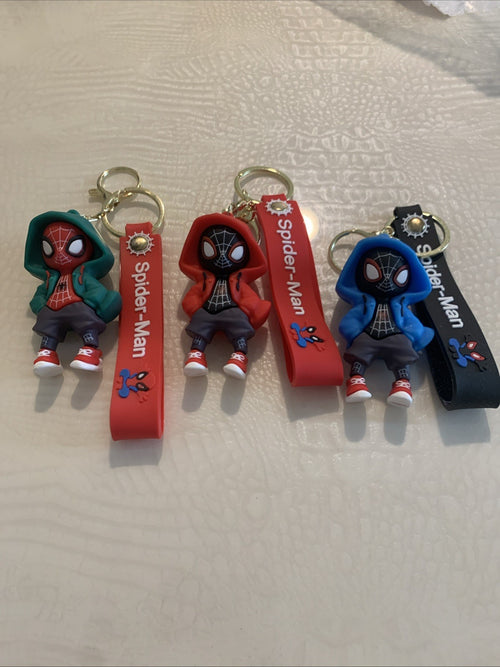 Spider-Man Keychain 3 Color Get All 3 - US Seller Free Shipping