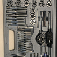 60PC Tap and Die Set Metric Imperial Sae Standard Bearing Steel Threading Tool2