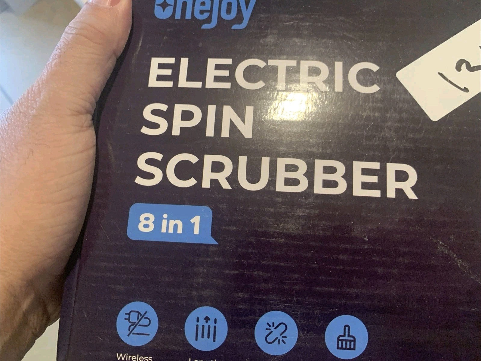 Onejoy Cordless 8 in 1 Electric Spin Scrubber7