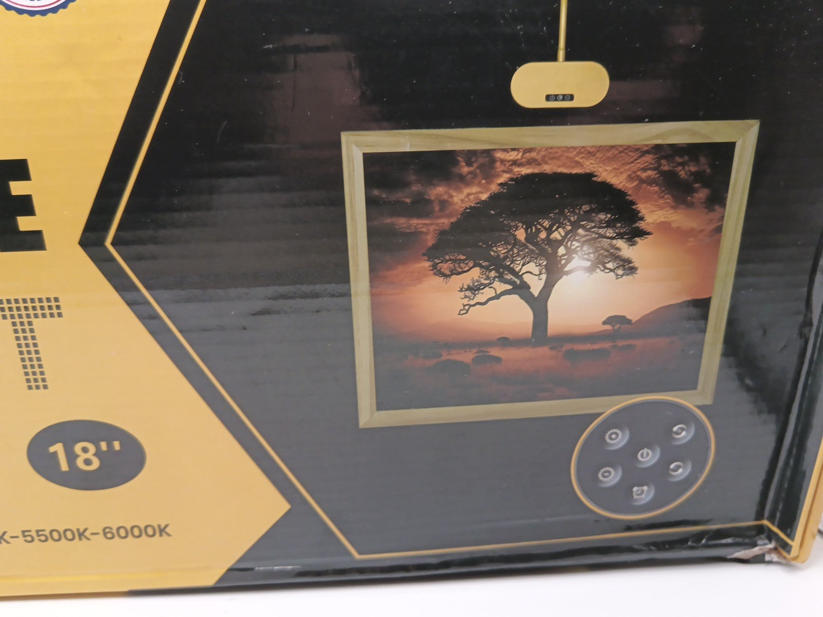 Dual-head Picture Light- 18 Inch  remote Control- Black In Color2