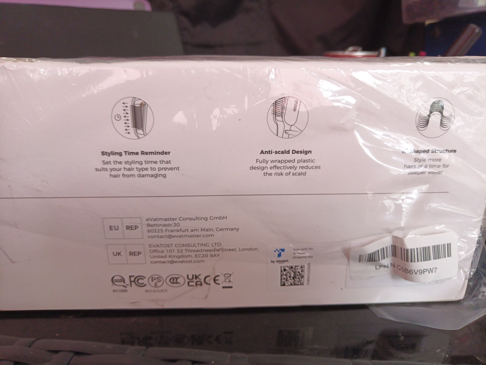TYMO ROVY Wave Curling Iron - Ceramic 3-Barrel Pink2