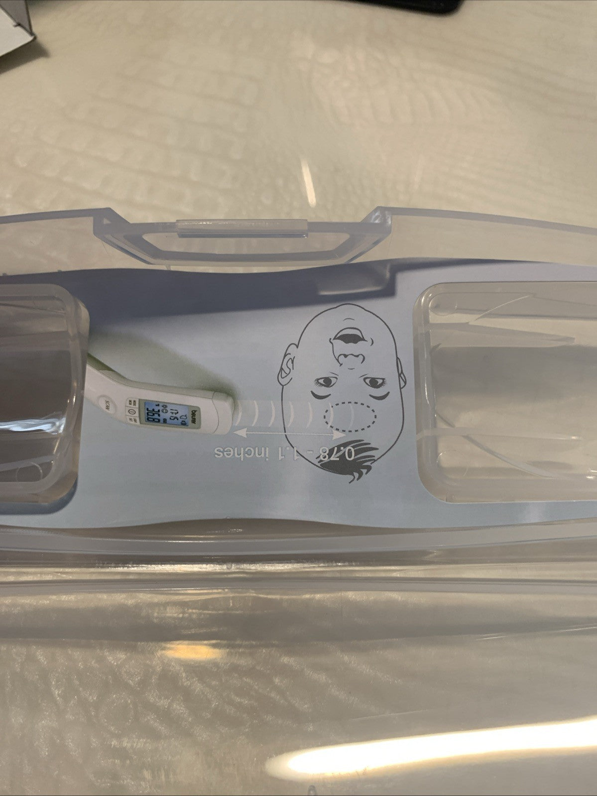 Beurer Bluetooth Non-Contact Thermometer, Forehead, Object, Room Temperature,...8