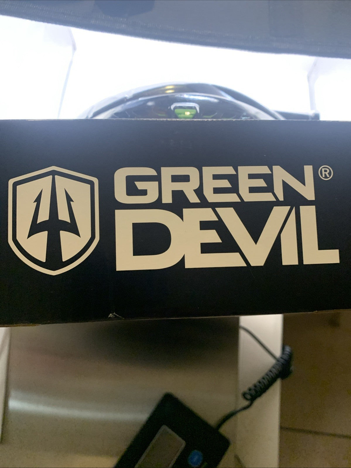 GREEN DEVIL Matrix Full Brim Hard Hat with Headlight Vented Construction Safe...8