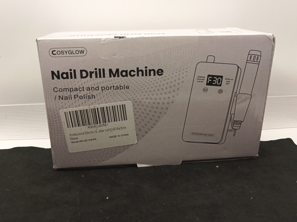 Professional Electric Nail Drill File:COSYGLOW Glitter Portable Cordless E-File0