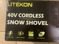 Litekon 40V Brushless Cordless Snow Shovel 13" 2x4Ah Green2