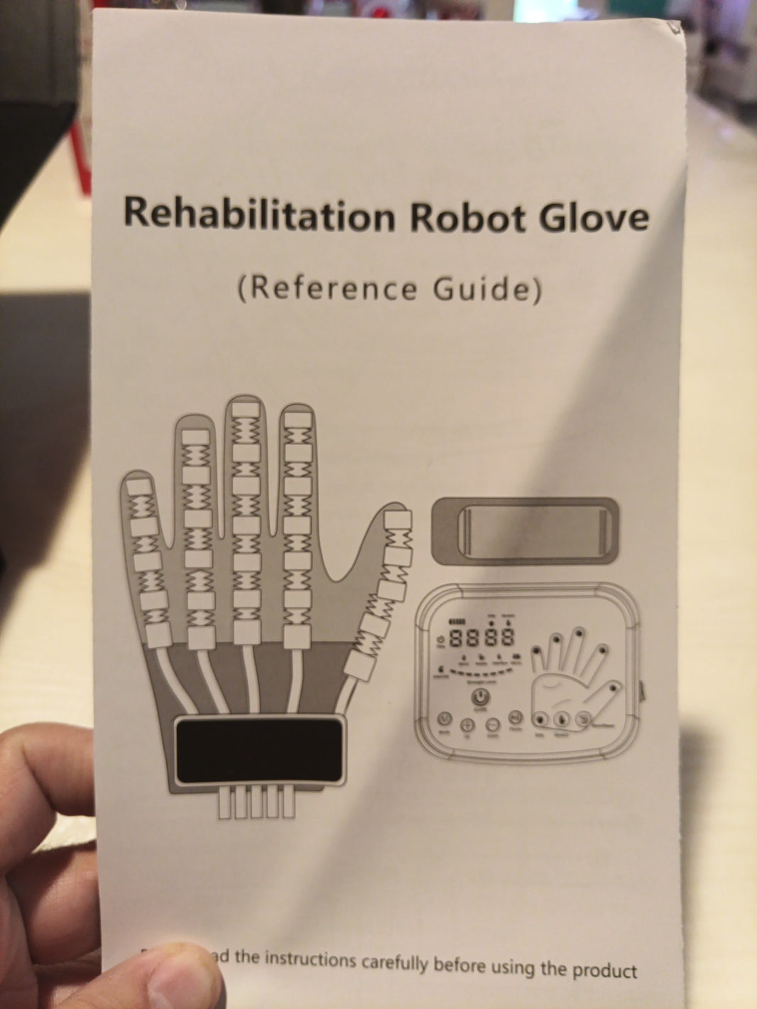 Rehabilitation Robot Training Glove Left Hand Medium RPG-1000