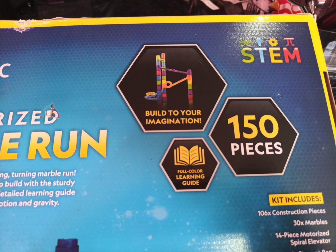 National Geographic Motorized Marble Run 150 Piece STEM Toy Spiral Elevator7