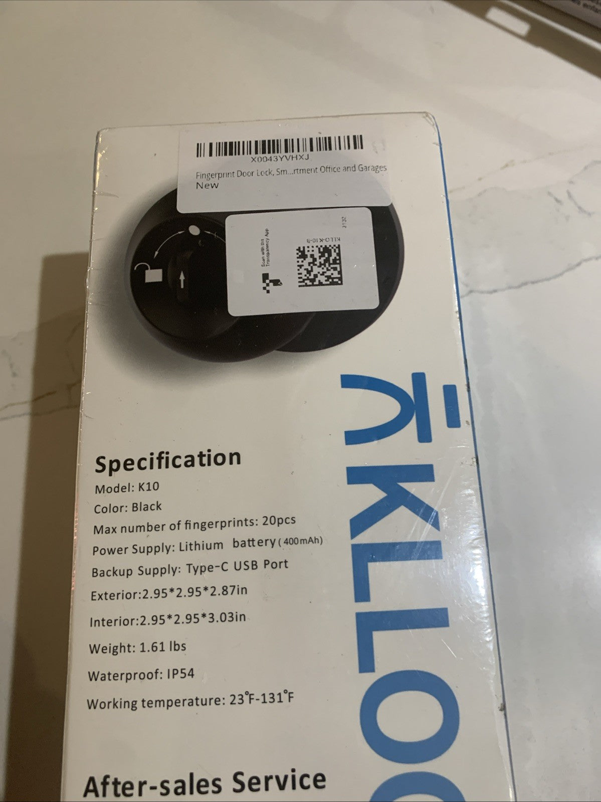 Klloque K10 Smart Door Knob Lock Brand New And Sealed 6