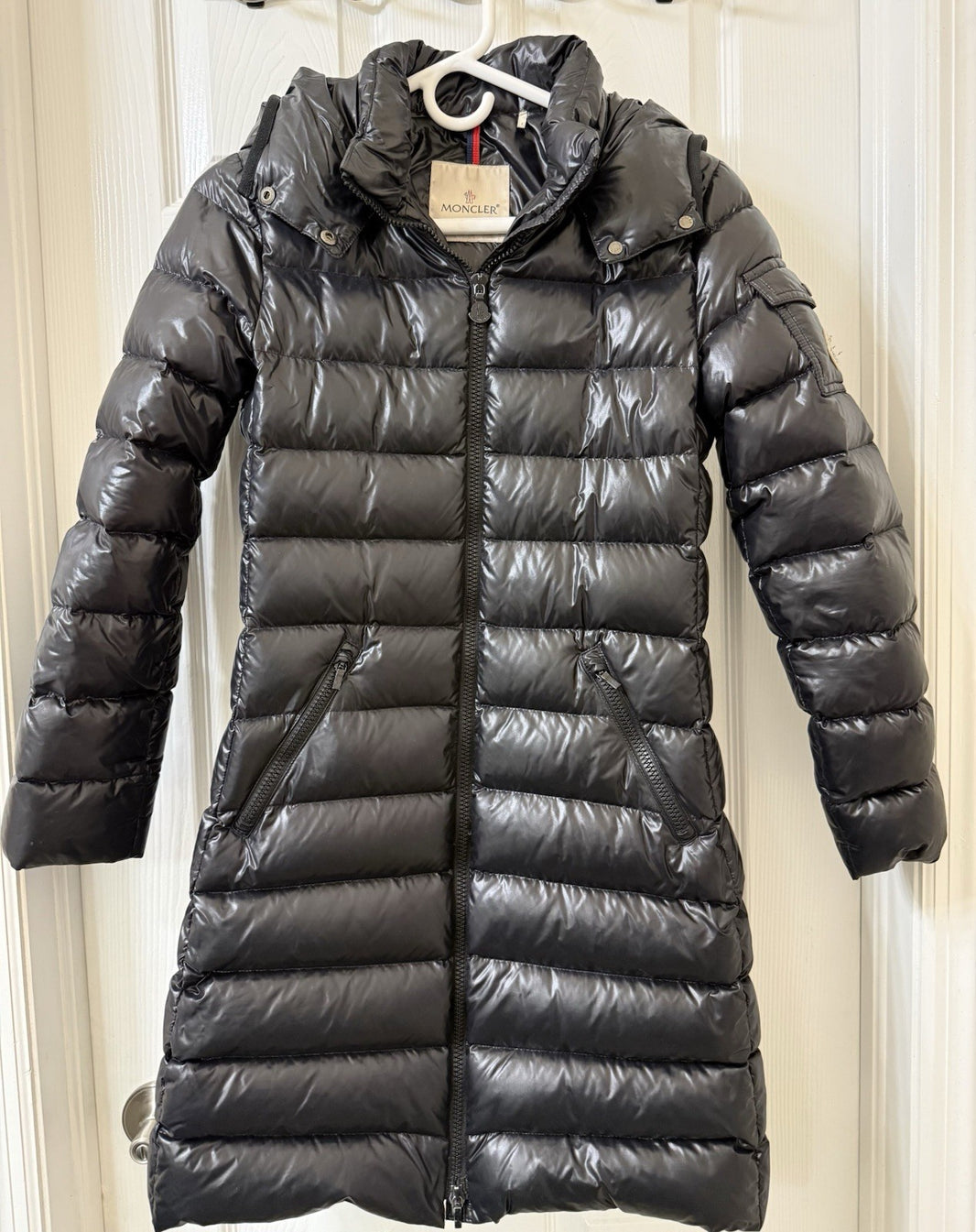 Moncler Moka Girl’s Black Puffer Coat Size 12, Great Condition, Read Description0