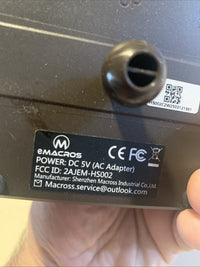 eMACROS 1/2 Mile Long Range Solar Wireless Driveway Alarm Outdoor, Wi-Fi3