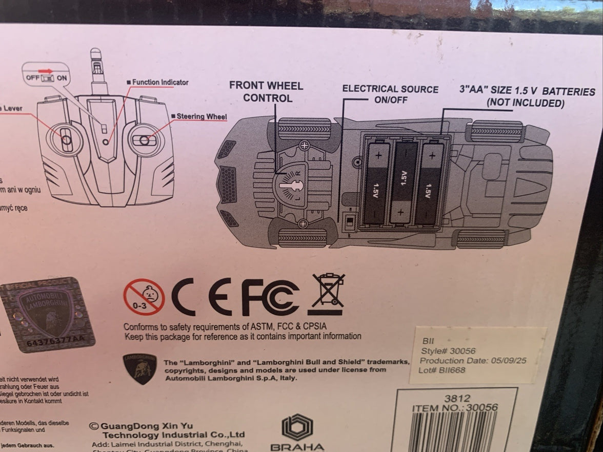 Braha Lamborghini Centenario 1/24 Remote Control Car Officially Licensed New Box5