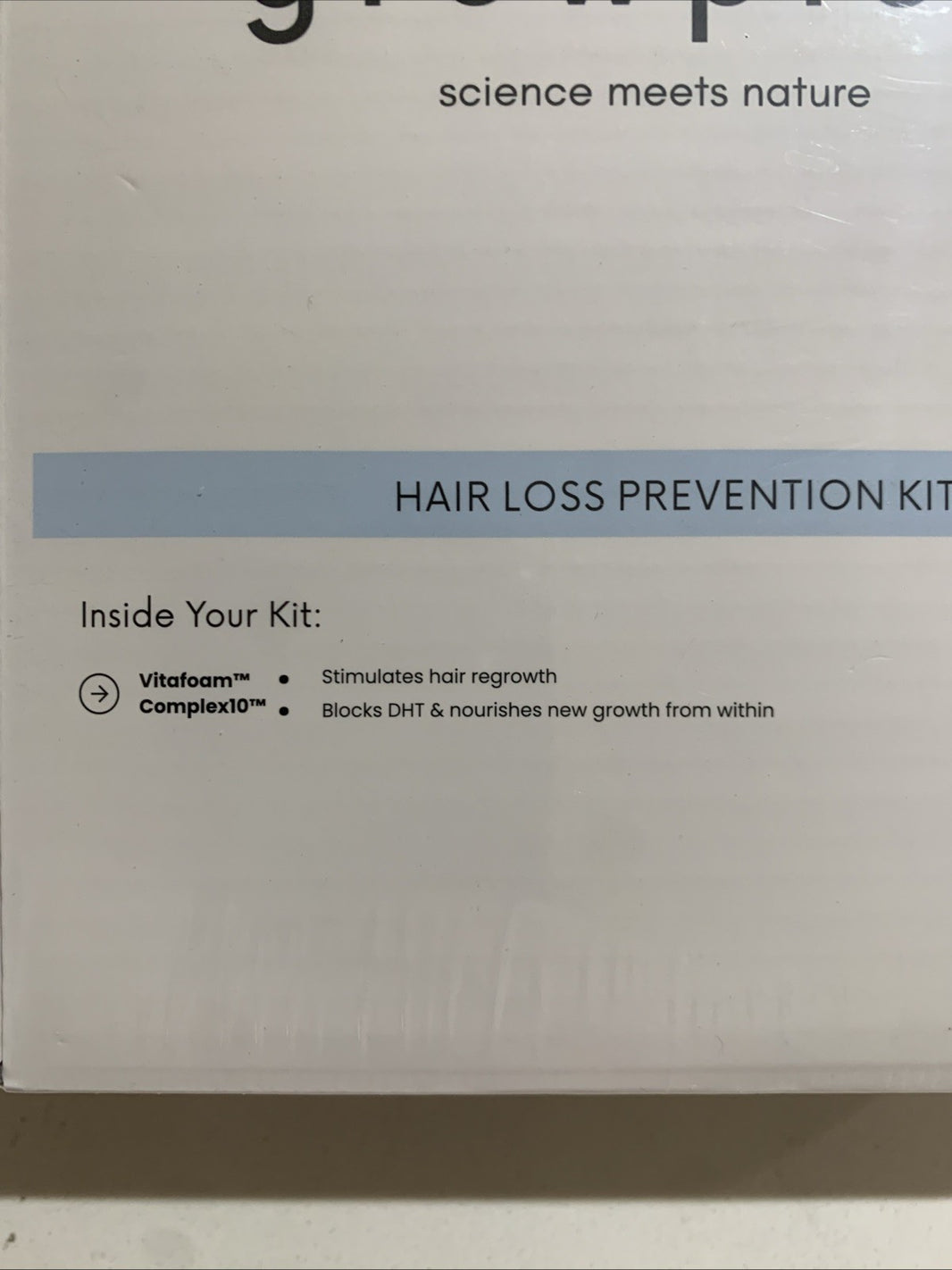 Growplex Hair Loss Prevention Kit New Sealed Package1
