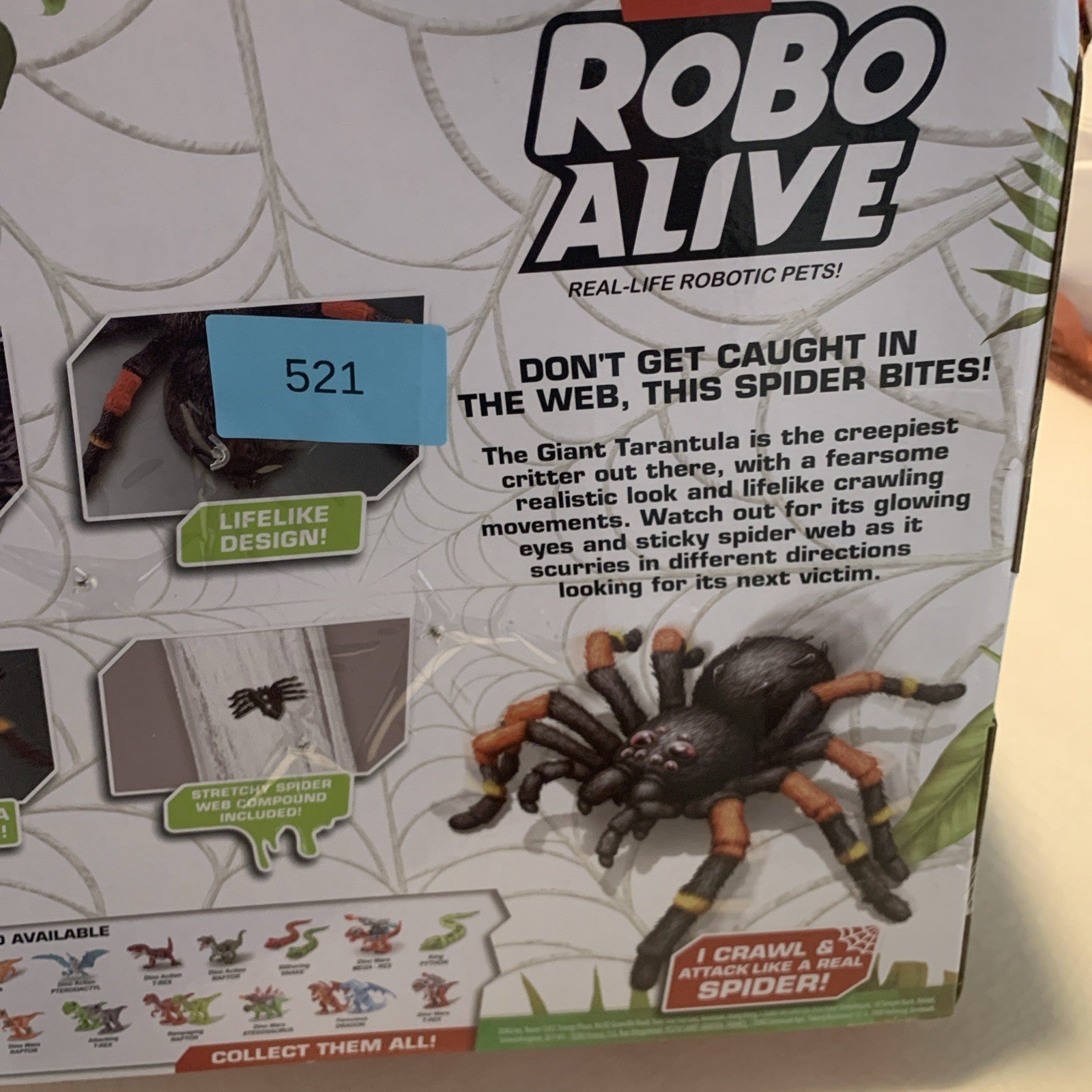 Robo Alive Giant Tarantula Realistic Spider Toy for Epic Pranks and Fun10